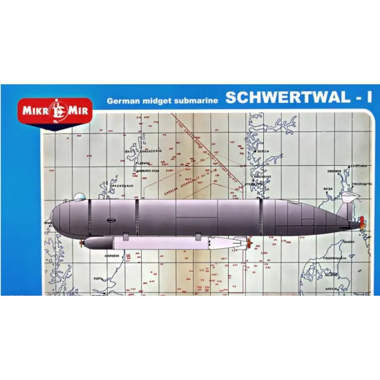 GERMAN MIDGET SUBMARINE SCHWERTWAL I 1/35 MICRO MIR 35-016