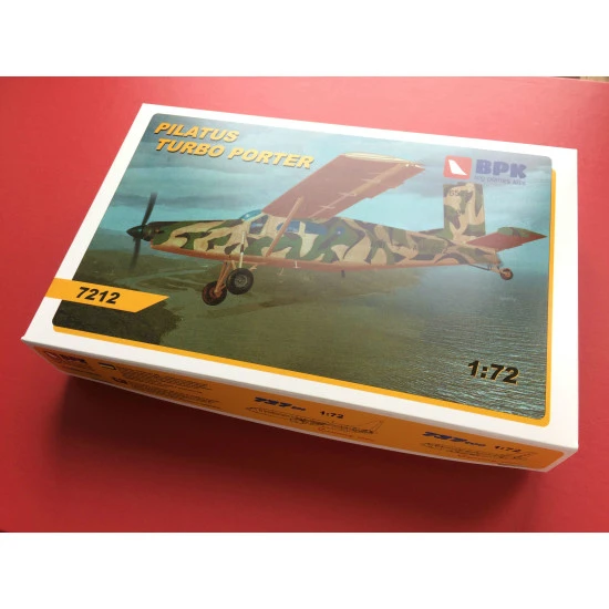 PILATUS TURBO PORTER 1/72 BIG PLANES KITS 7212 PILATUS TURBO PORTER 1/72 BIG PLANES KITS 7212