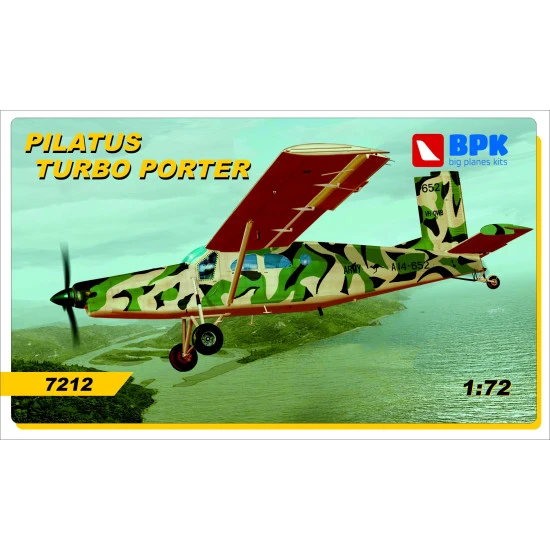 PILATUS TURBO PORTER 1/72 BIG PLANES KITS 7212 PILATUS TURBO PORTER 1/72 BIG PLANES KITS 7212