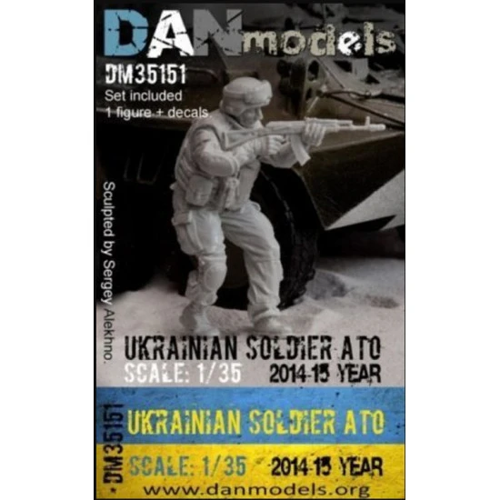 UKRAINIAN SOLDIER, ATO(ANTI-TERRORISTIC OPERATION), EAST UKRAINE 2014-2015 (RESIN) 1/35 DAN MODELS 35151