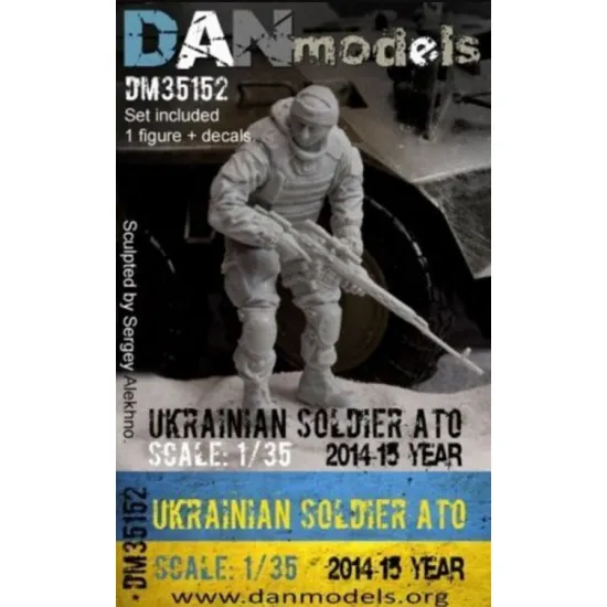 UKRAINIAN SOLDIER, ATO(ANTI-TERRORISTIC OPERATION), EAST UKRAINE 2014-2015 (RESIN) 1/35 DAN MODELS 35152