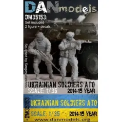 Us Stock Ukrainian 2 Soldiers, Ato Anti-terroristic Operation, East Ukraine 2014-2015 Resin 1/35 Dan Models 35153