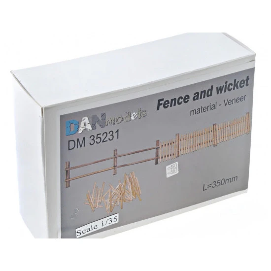 FENCE AND WICKET, VENEER 1/35 DAN MODELS 35231