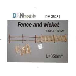 FENCE AND WICKET, VENEER 1/35 DAN MODELS 35231