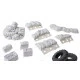 SANDBAGS FOR THE BTR-80 (15 SANDBAGS, PERSONAL EQUIPMENT OF BTR-80, BAGS AND SPARE WHEELS) 1/35 DAN MODELS 35304