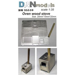 PHOTO-ETCHED DETAILING SET OVEN WOOD STOVE 1/35 DAN MODELS 35510