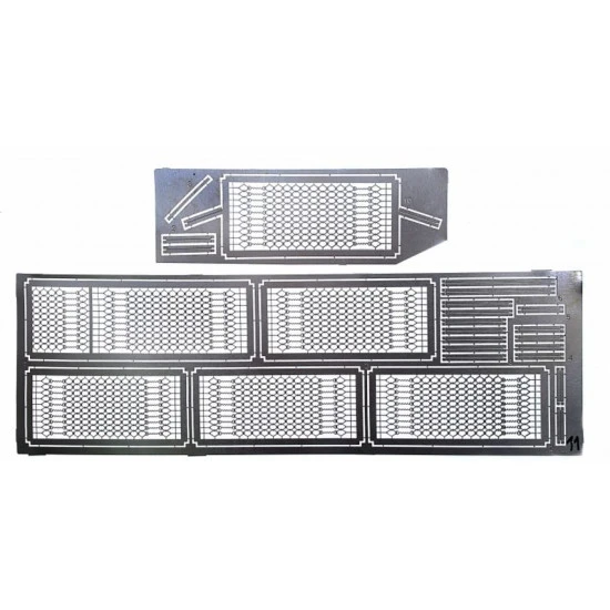 PHOTO-ETCHED DETALING SET METAL PROTECTION FOR BTR-70/80, ATO EAST UKRAINE 2014 1/35 DAN MODELS 35601