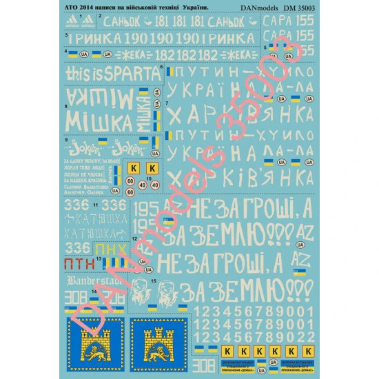 ATO(ANTI-TERRORISTIC OPERATION), EAST UKRAINE 2014 PART II 1/35 DAN MODELS 35003