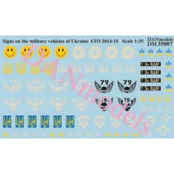Us Stock Sings For Military Vehicles Of Ukraine, Ato 2014-2015 1/35 Dan Models 35007