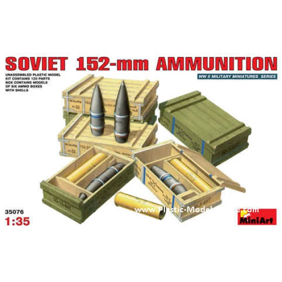 SOVIET 152-mm AMMUNITION 1/35 Miniart 35076