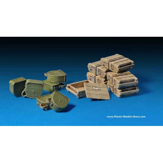 SOVIET INFANTRY AMMO BOXES 1/35 Miniart 35090