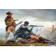 INDIAN WARS SERIAS, FINAL STAND TWO FIGURES AND ONE HORSE 1/35 MASTER BOX 35191