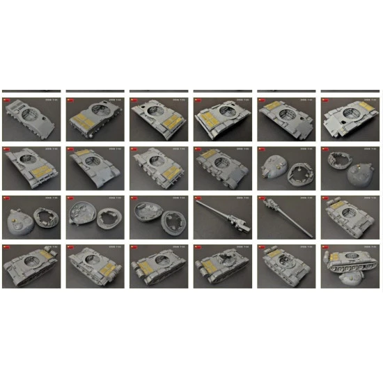 SOVIET MEDIUM TANK T-55 SAMPLE OF 1963 ( INTERIOR KIT ) 1/35 MINIART 37018