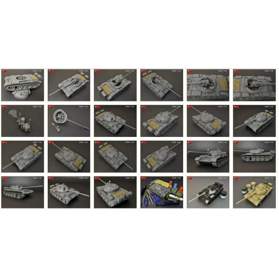 SOVIET MEDIUM TANK T-55 SAMPLE OF 1963 ( INTERIOR KIT ) 1/35 MINIART 37018