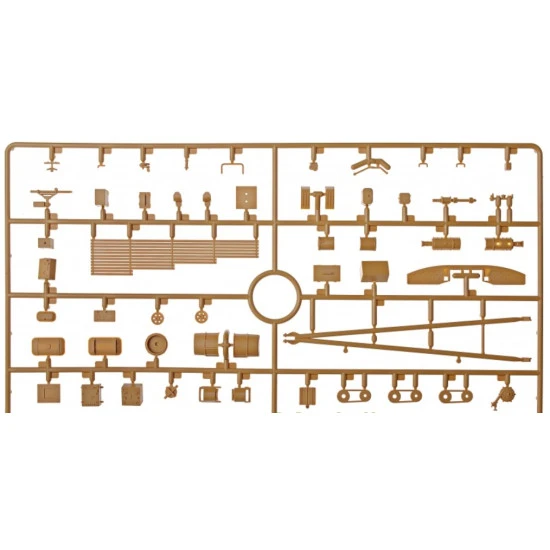 Scale plastic model kit Soviet recovery truck MTO-AT (ZIL-131) 1/35 ICM 35520