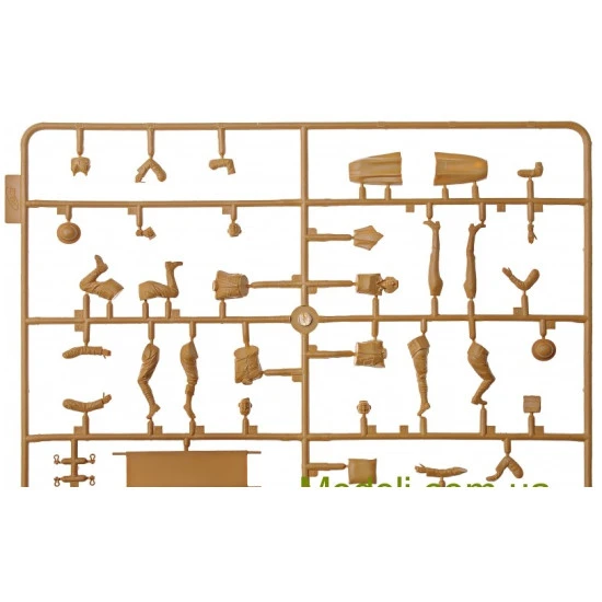 Scale plastic model kit Model T 1917 Ambulance with US Medical Personnel 1/35 ICM 35662