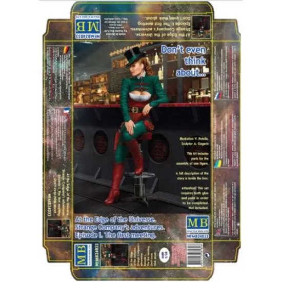 At the Edge of the Universe. Strange Companys Adventures. Episode I. The First Meeting. Dont Even Think About Plastic Model Kit 1/24 Master Box 24033