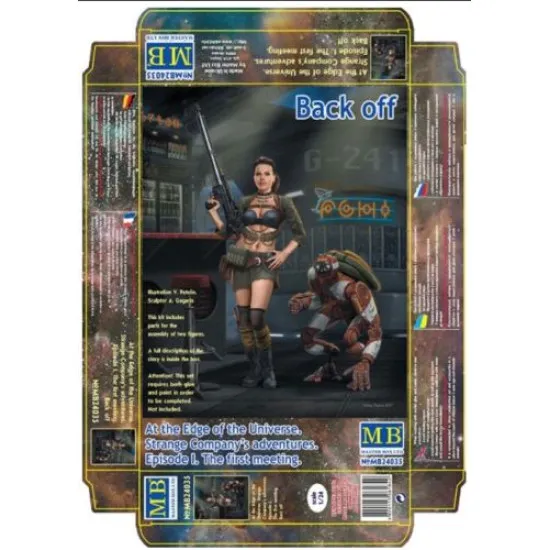 At the Edge of the Universe. Strange Companys Adventures. Episode I. The First Meeting. Back off Plastic Model Kit 1/24 Master Box 24035