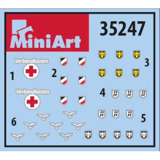 GERMAN INFANTRY WEAPONS AND EQUIPMENS WWII 1/35 MINIART 35247