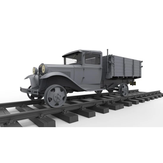 1,5 TON RAILROAD TRUCK AA TYPE - PLASTIC MODEL KIT SCALE 1/35 MINIART 35265