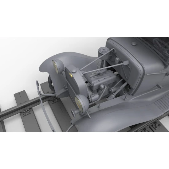 1,5 TON RAILROAD TRUCK AA TYPE - PLASTIC MODEL KIT SCALE 1/35 MINIART 35265