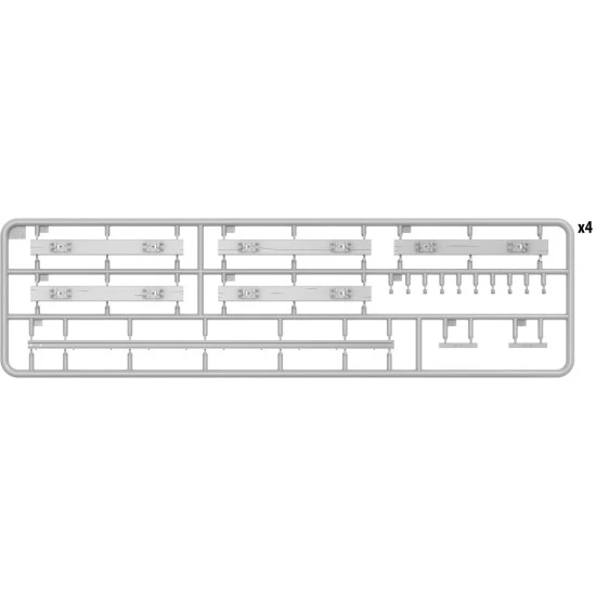 1,5 TON RAILROAD TRUCK AA TYPE - PLASTIC MODEL KIT SCALE 1/35 MINIART 35265