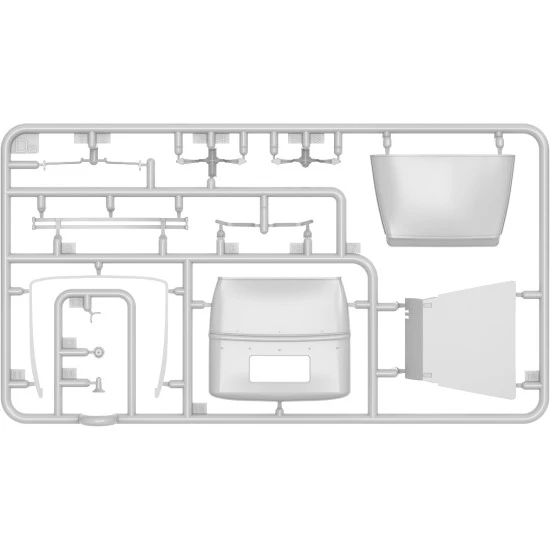 1,5 TON RAILROAD TRUCK AA TYPE - PLASTIC MODEL KIT SCALE 1/35 MINIART 35265