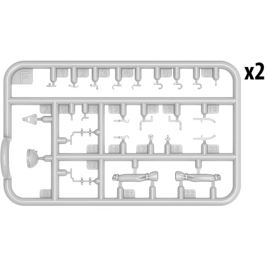 1,5 TON RAILROAD TRUCK AA TYPE - PLASTIC MODEL KIT SCALE 1/35 MINIART 35265