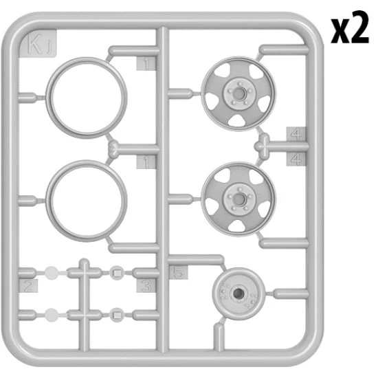 1,5 TON RAILROAD TRUCK AA TYPE - PLASTIC MODEL KIT SCALE 1/35 MINIART 35265