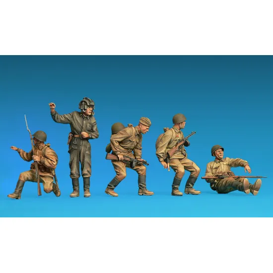 SOVIET SOLDIERS RIDERS SPECIAL EDITION - PLASTIC MODEL KIT SCALE 1/35 MINIART 35281