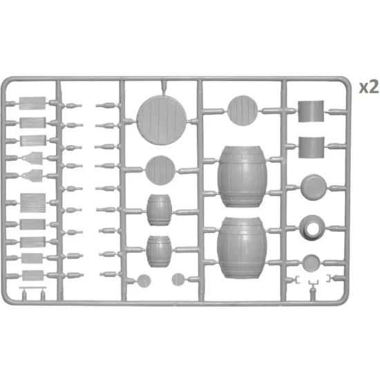 Us Stock Soviet 2t Truck Aaa Type W/Field Kitchen - Plastic Model Kit Scale 1/35 Miniart 35257