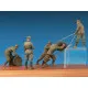 GERMAN SOLDIERS w/FUEL DRUMS. SPECIAL EDITION - PLASTIC MODEL KIT SCALE 1/35 MINIART 35256