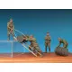 GERMAN SOLDIERS w/FUEL DRUMS. SPECIAL EDITION - PLASTIC MODEL KIT SCALE 1/35 MINIART 35256