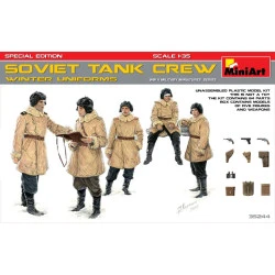 SOVIET TANK CREW (WINTER UNIFORMS) SPECIAL EDITION - PLASTIC MODEL KIT SCALE 1/35 MINIART 35244