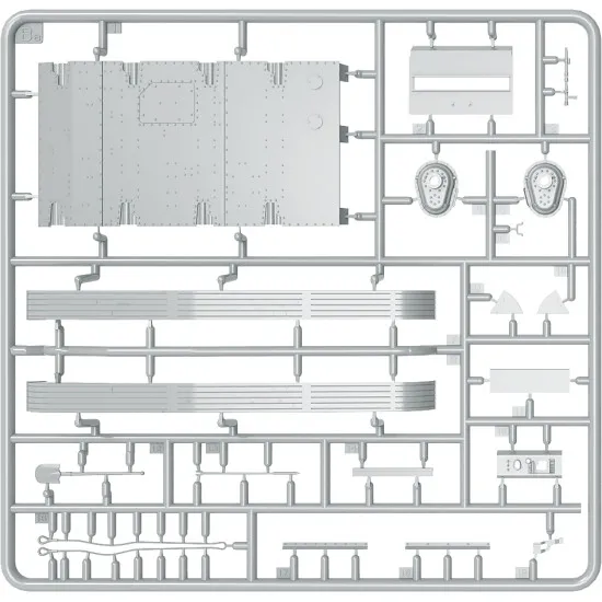 T-60 (T-30 Turret) INTERIOR KIT PLASTIC MODEL SCALE 1/35 MINIART 35241