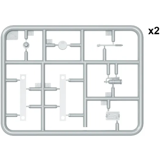 T-60 Plant No. INTERIOR KIT - PLASTIC MODEL SCALE 1/35 MINIART 35219