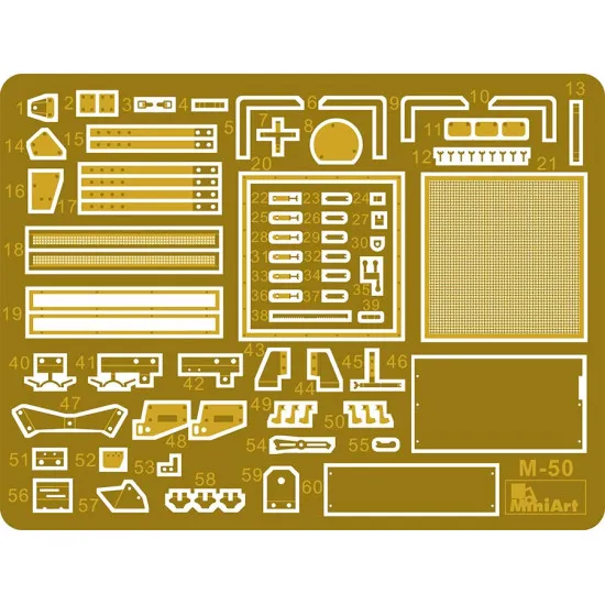 T-60 Plant No. INTERIOR KIT - PLASTIC MODEL SCALE 1/35 MINIART 35219
