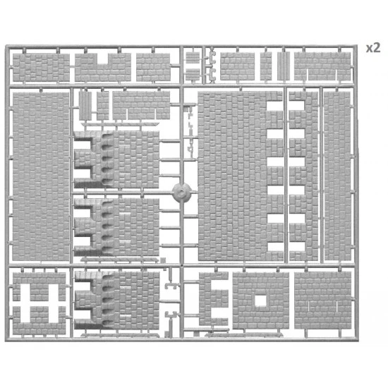 ASSAULT OF MEDIEVAL FORTRESS - PLASTIC MODEL KIT SCALE 1/72 Miniart 72033