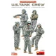 U.S. TANK CREW - PLASTIC MODEL FIGURES KIT SCALE 1/35 MINIART 37005