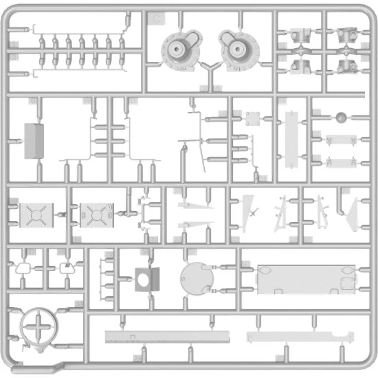 TIRAN 4 LATE TYPE MEDIUM TANK - PLASTIC MODEL KIT SCALE 1/35 MINIART 37041