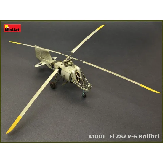 Fl 282 V-6 KOLIBRI HUMMINGBIRD - PLASTIC MODEL KIT SCALE 1/35 MINIART 41003 Fl 282 V-6 KOLIBRI HUMMINGBIRD - PLASTIC MODEL KIT SCALE 1/35 MINIART 41003
