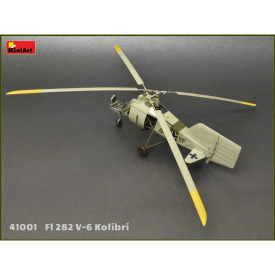 Fl 282 V-6 KOLIBRI HUMMINGBIRD - PLASTIC MODEL KIT SCALE 1/35 MINIART 41003 Fl 282 V-6 KOLIBRI HUMMINGBIRD - PLASTIC MODEL KIT SCALE 1/35 MINIART 41003