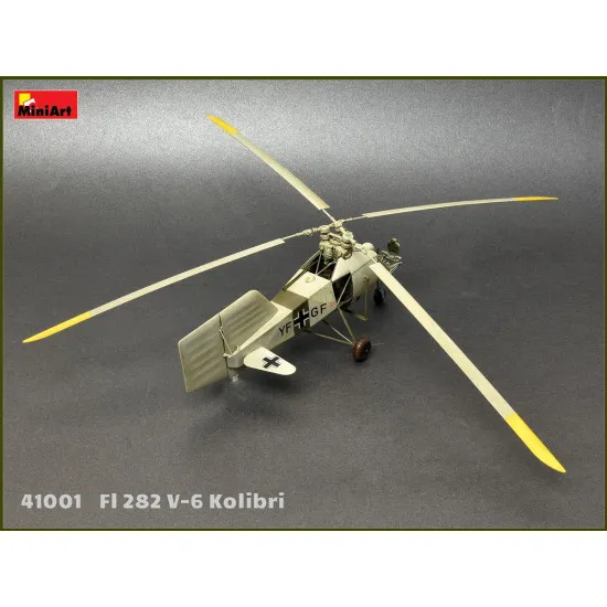 Fl 282 V-6 KOLIBRI HUMMINGBIRD - PLASTIC MODEL KIT SCALE 1/35 MINIART 41003 Fl 282 V-6 KOLIBRI HUMMINGBIRD - PLASTIC MODEL KIT SCALE 1/35 MINIART 41003
