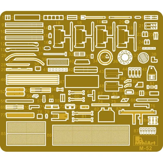 TIRAN 4 Sh EARLY TYPE INTERIOR KIT - PLASTIC MODEL KIT SCALE 1/35 MINIART 37021