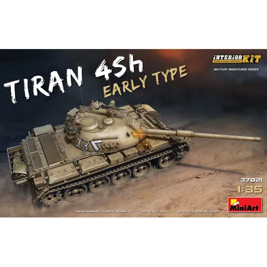 TIRAN 4 Sh EARLY TYPE INTERIOR KIT - PLASTIC MODEL KIT SCALE 1/35 MINIART 37021