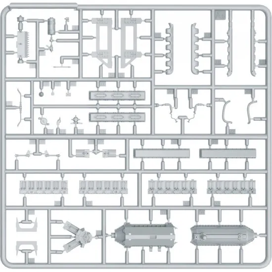 TIRAN 4 Sh EARLY TYPE INTERIOR KIT - PLASTIC MODEL KIT SCALE 1/35 MINIART 37021