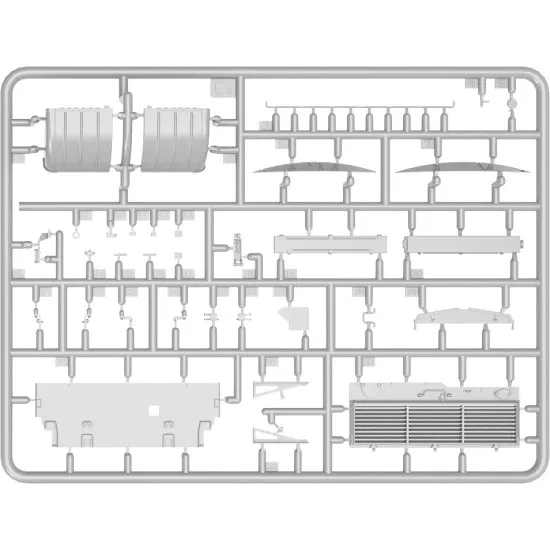 TIRAN 4 Sh EARLY TYPE INTERIOR KIT - PLASTIC MODEL KIT SCALE 1/35 MINIART 37021