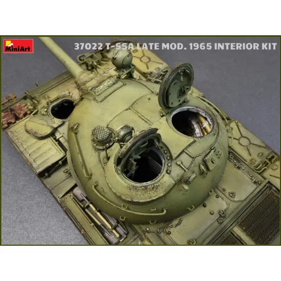 T-55A LATE MOD 1965 INTERIOR KIT - PLASTIC MODEL KIT SCALE 1/35 MINIART 37022
