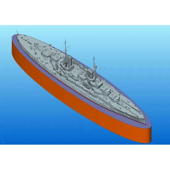 MARKGRAF WWI GERMAN BATTLESHIP 1/700 SCALE ICM S017