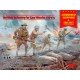 BRITISH INFANTRY IN GAS MASKS 1917 (4 FIGURES) 1/35 SCALE ICM 35703